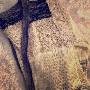 Cream Cardigan Long Sweater